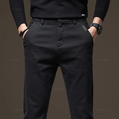Plus Size Twill Pants