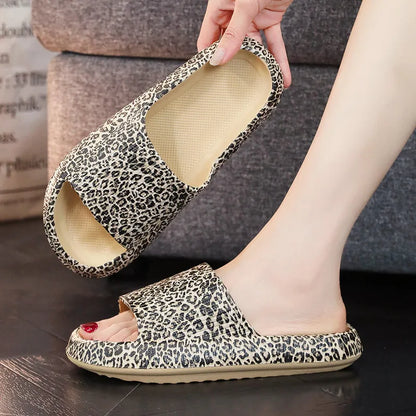 Women’s Leopard Print Indoor Slippers