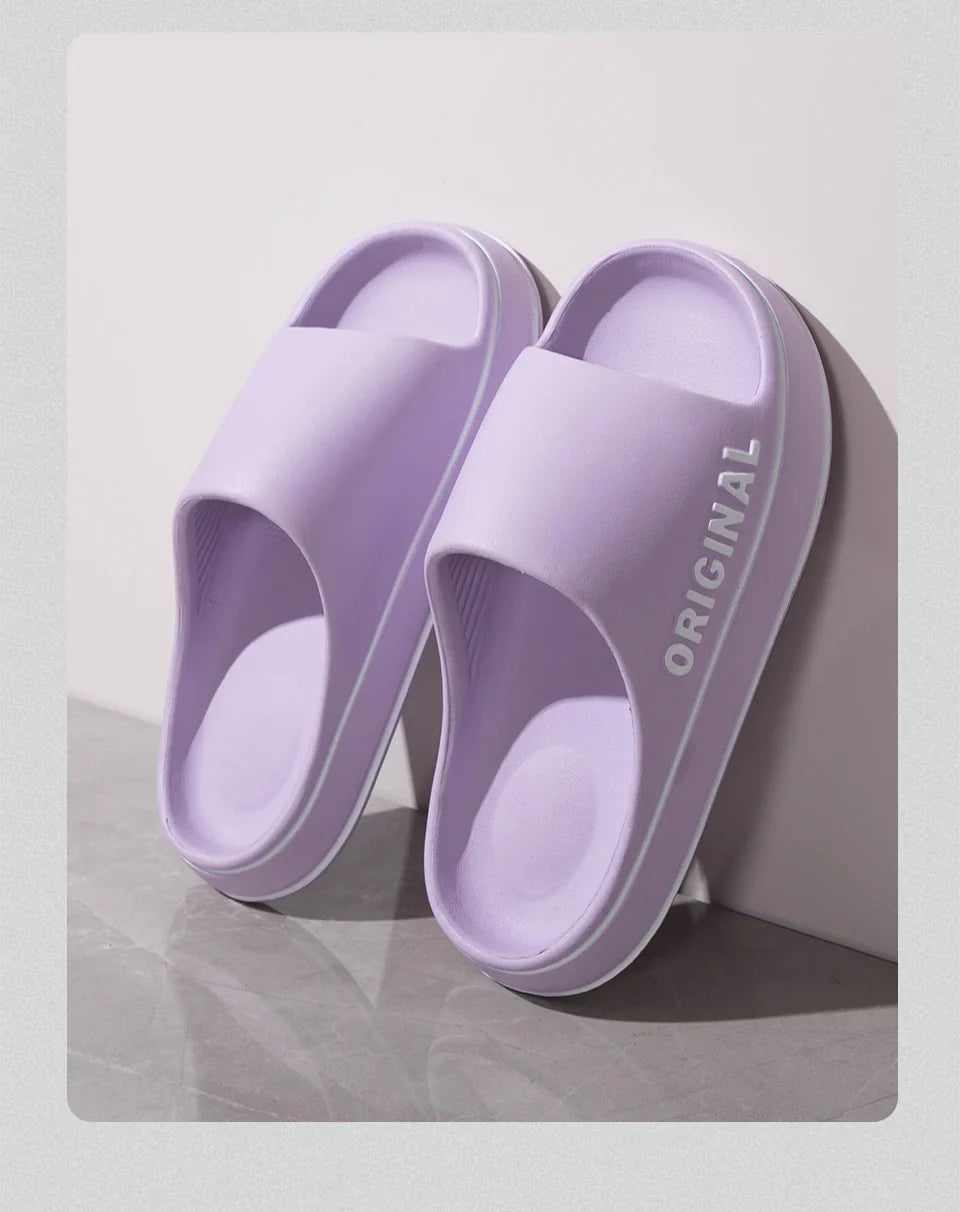 Feslishoet Unisex EVA Letter Slides