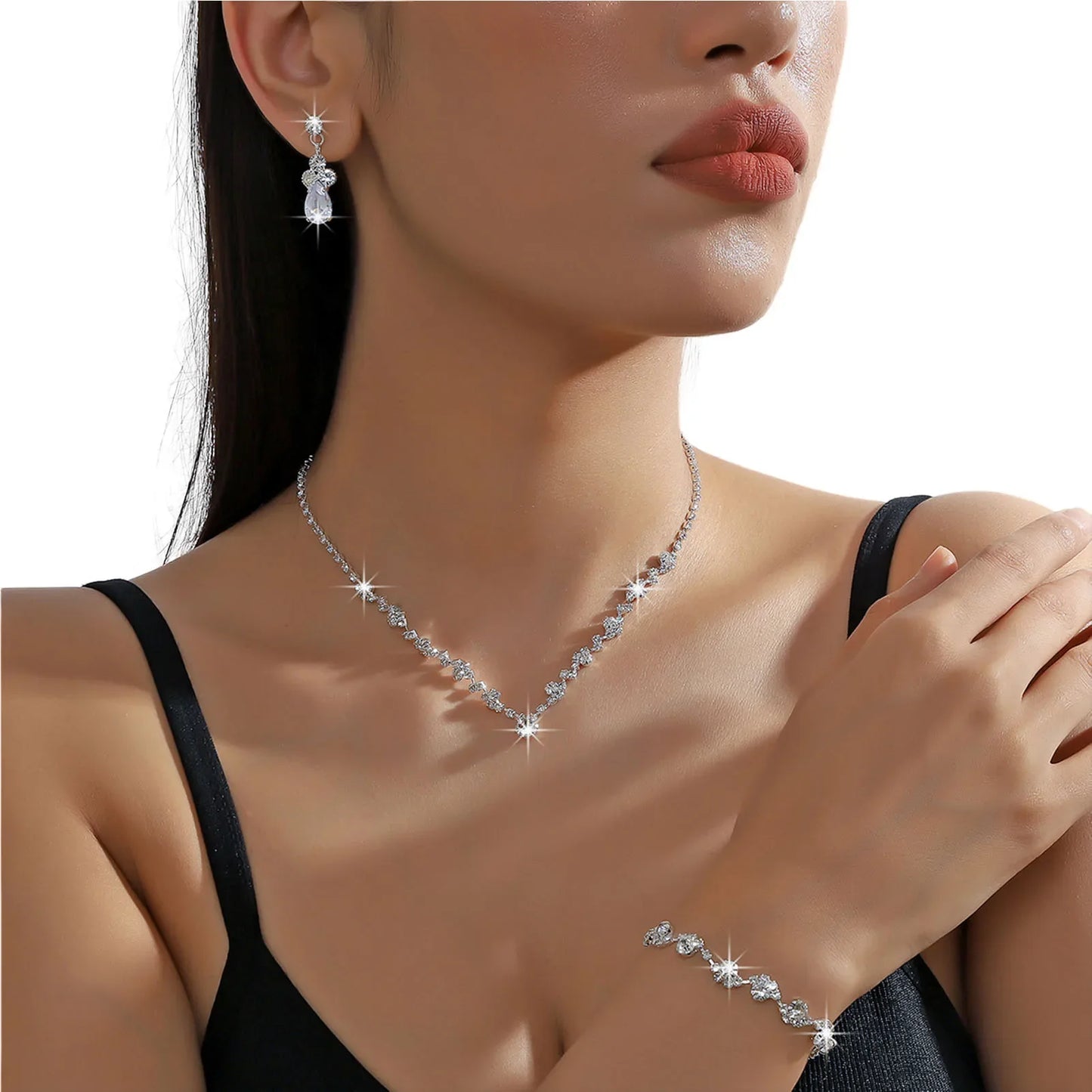 Bridal Sparkling Jewelry Set