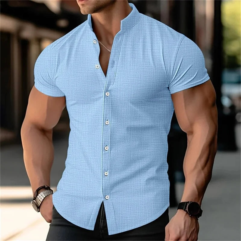 Men's Linen Beach Shirt