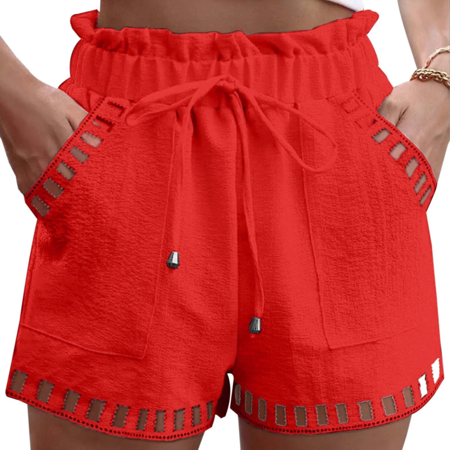Women's Cotton Linen Shorts