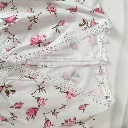 Sweet Floral V-neck Dress