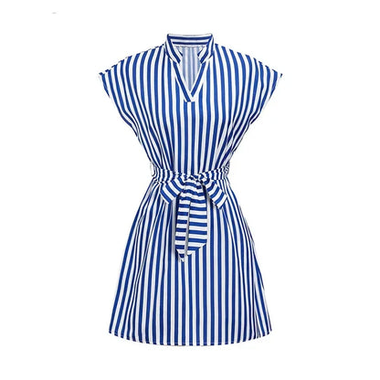 Women's Striped A-Line Dress