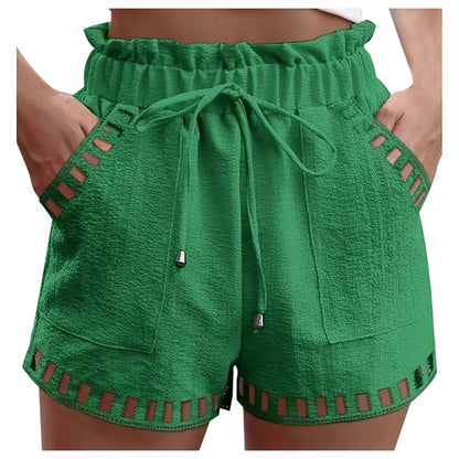 Women's Cotton Linen Shorts
