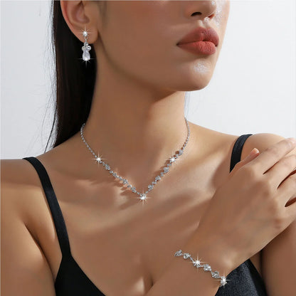 Bridal Sparkling Jewelry Set