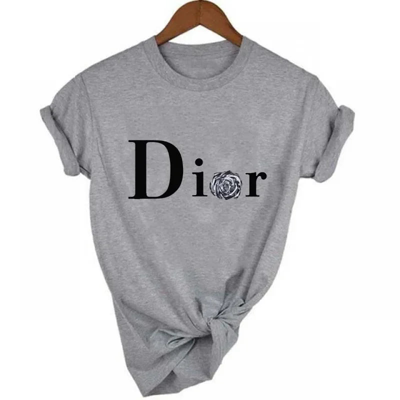 Fashionable Letter Print Tee