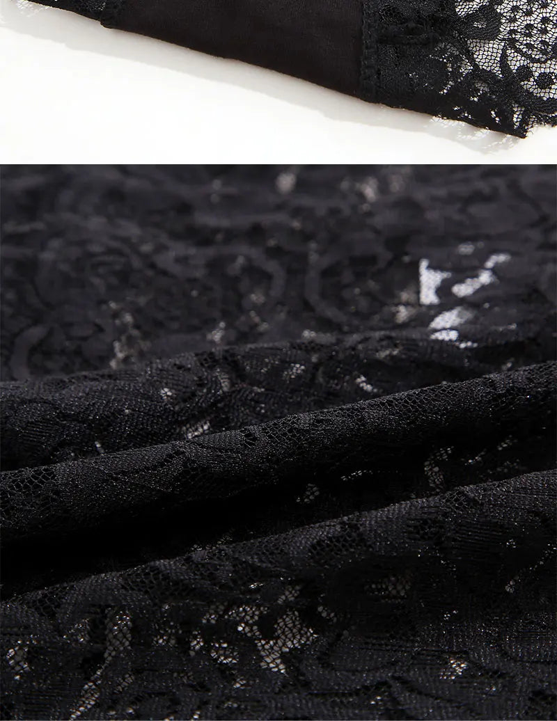 Sexy High-Rise Lace Briefs