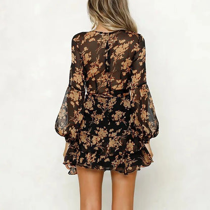 Bohemian Sheer Mesh Dress