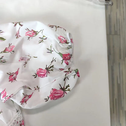 Sweet Floral V-neck Dress
