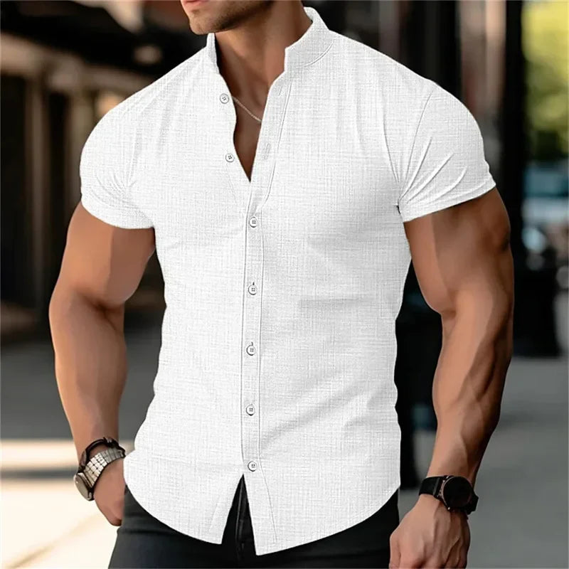 Men's Linen Beach Shirt