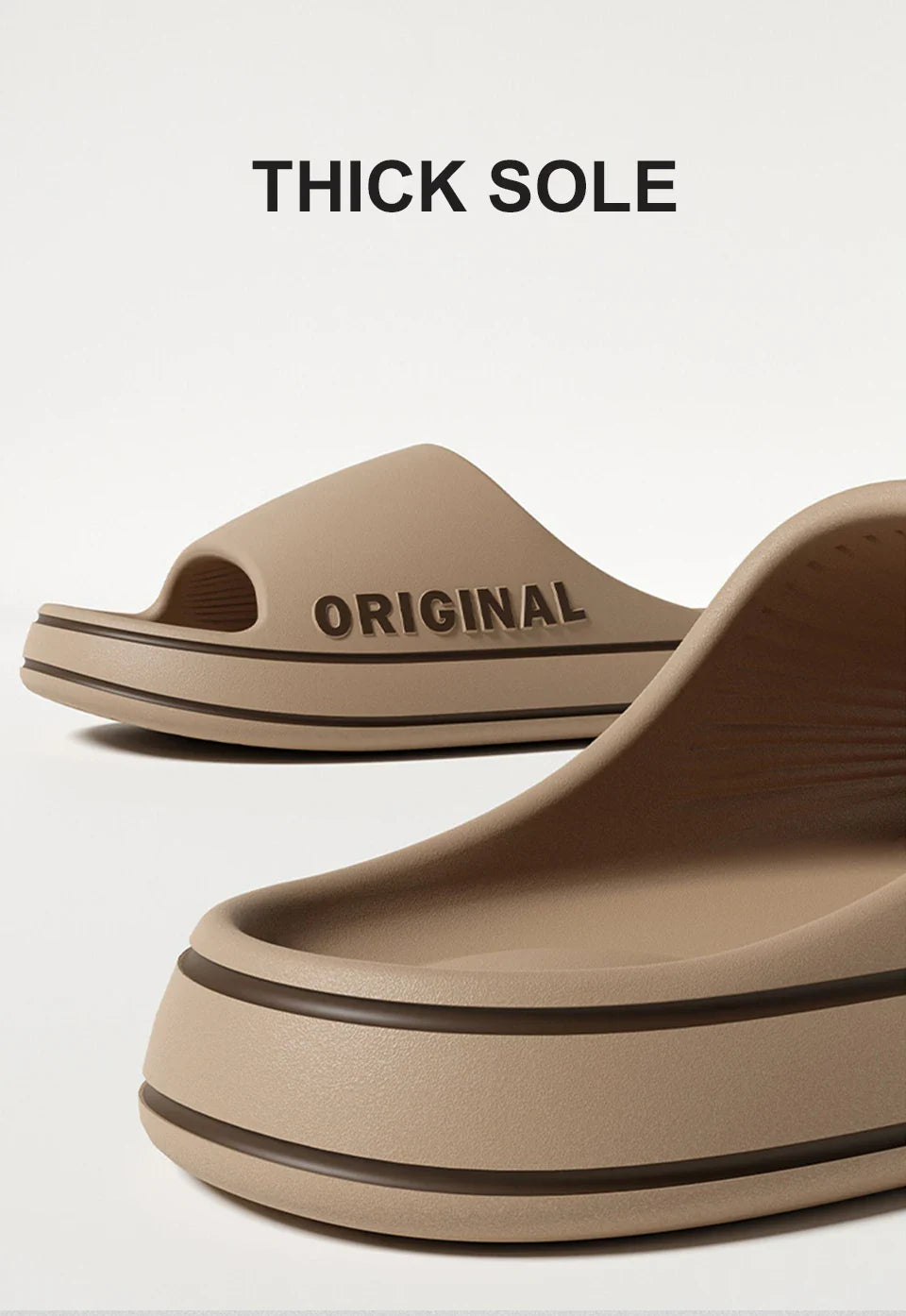 Feslishoet Unisex EVA Letter Slides
