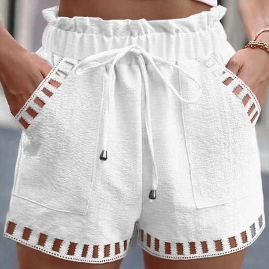 Women's Cotton Linen Shorts
