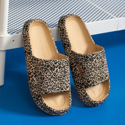Women’s Leopard Print Indoor Slippers