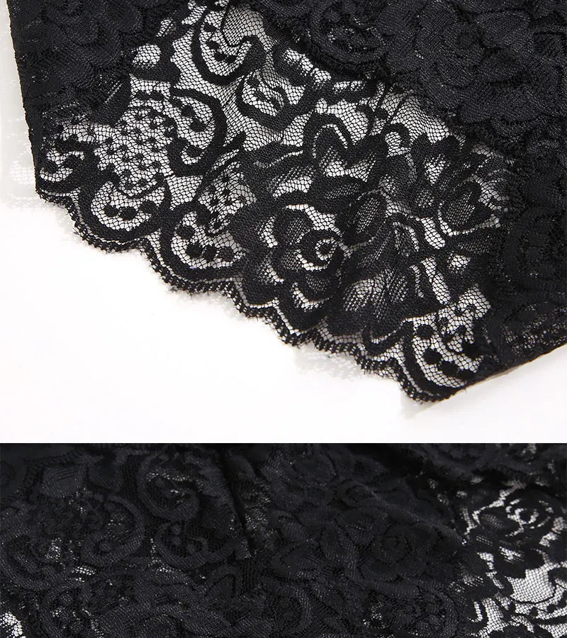 Sexy High-Rise Lace Briefs