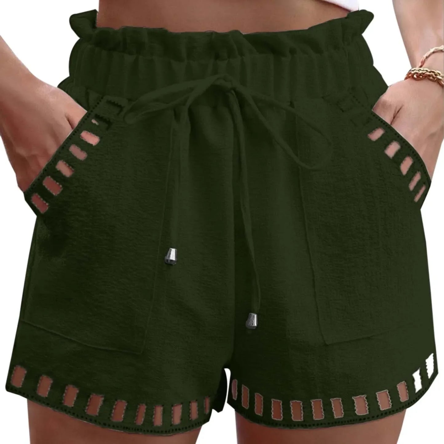 Women's Cotton Linen Shorts
