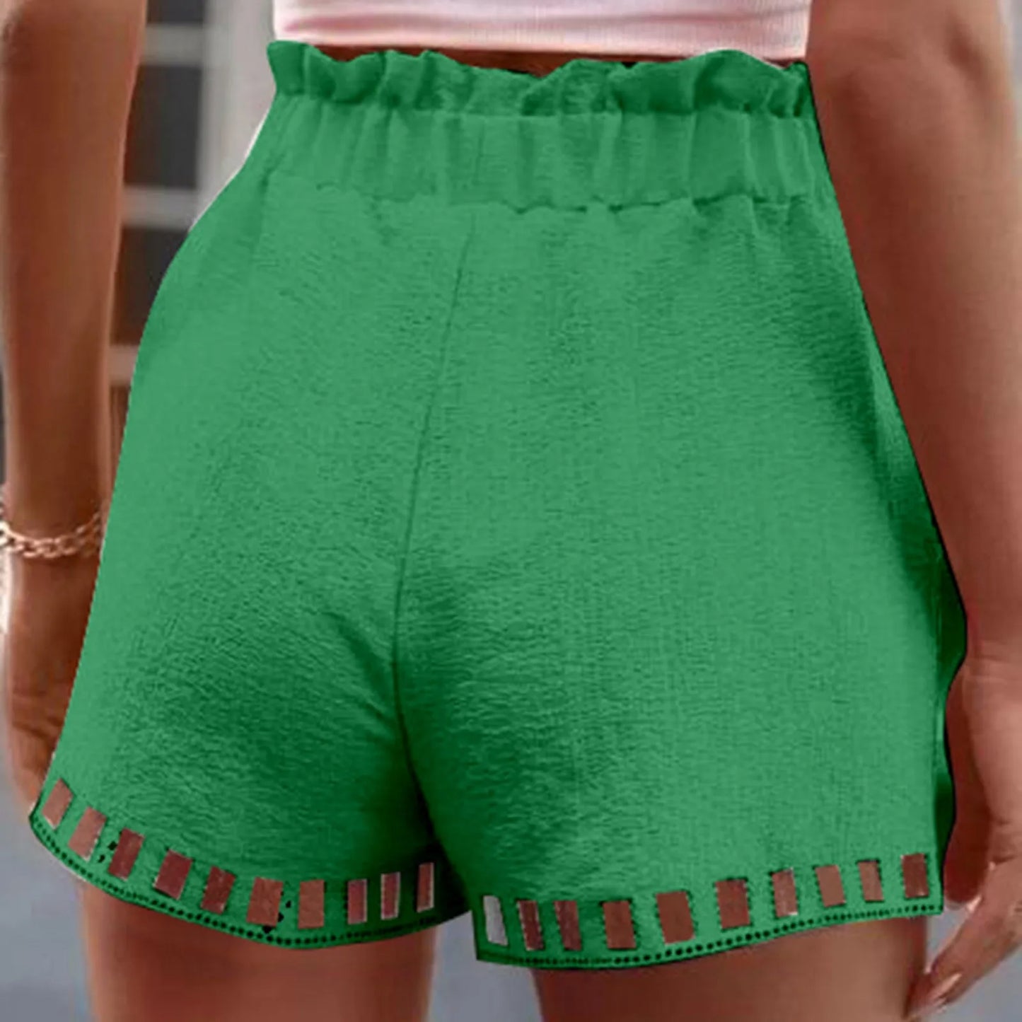 Women's Cotton Linen Shorts