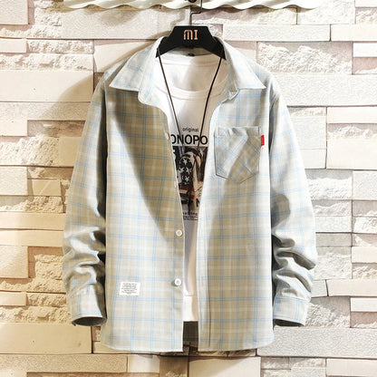 Men's Long Sleeve Plaid Shirt