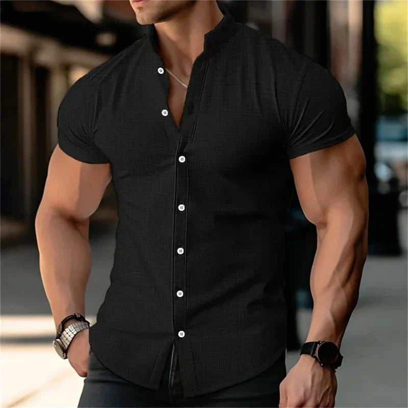 Men's Linen Beach Shirt