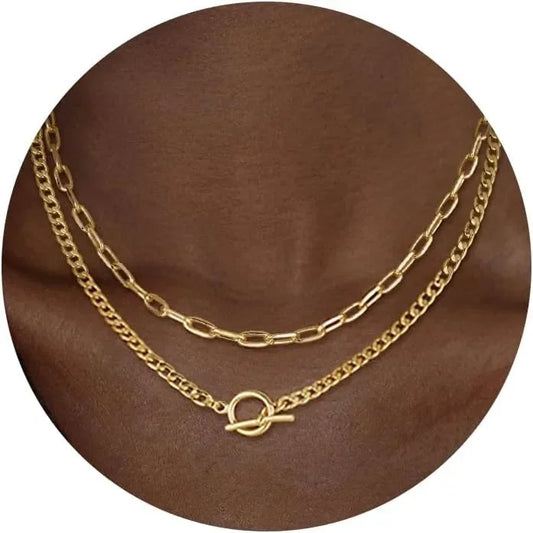 Gold Layered Women Necklace