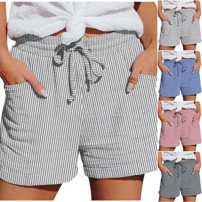 Striped Women's Summer Shorts