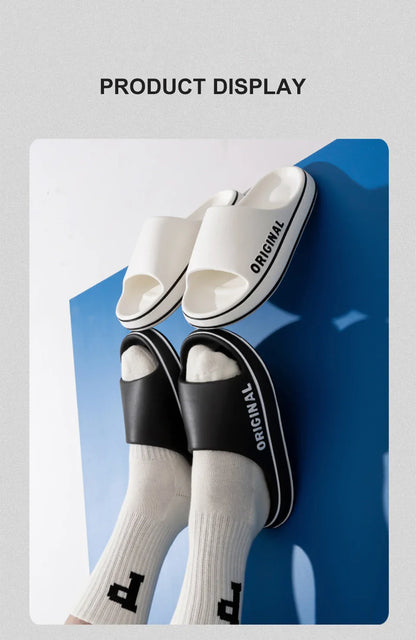 Feslishoet Unisex EVA Letter Slides
