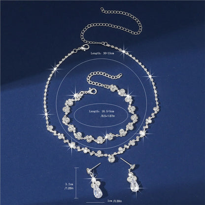 Bridal Sparkling Jewelry Set