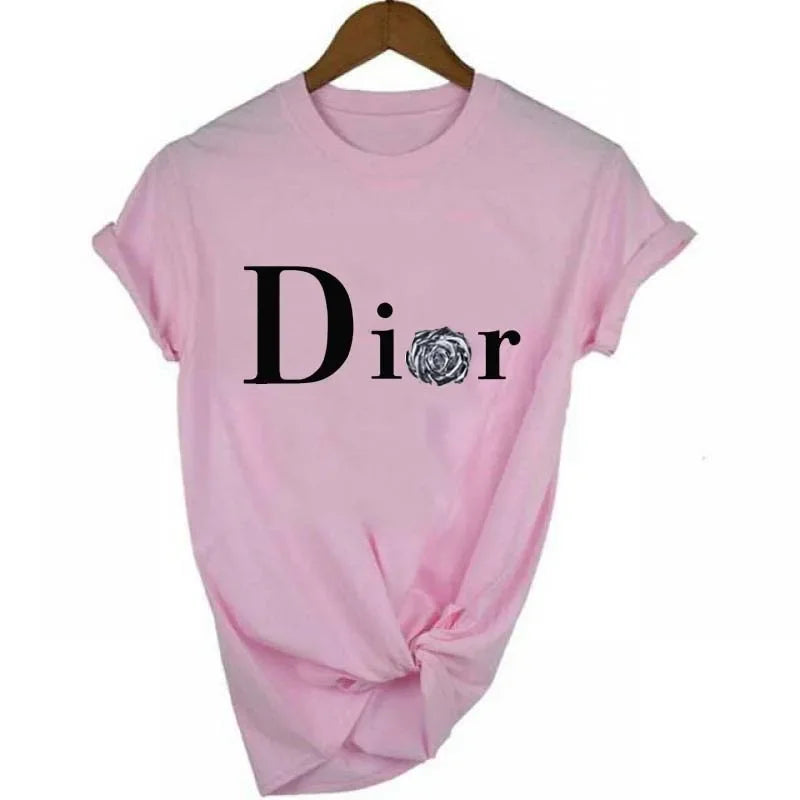 Fashionable Letter Print Tee