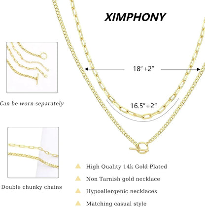 Gold Layered Women Necklace