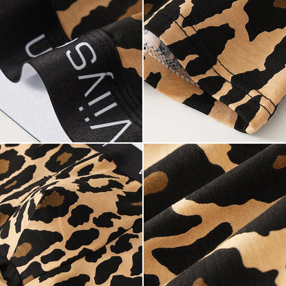 Stylish Leopard Print Underwear