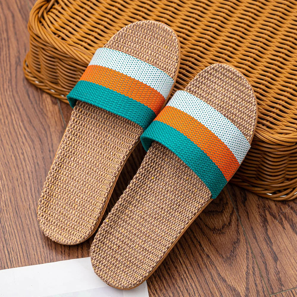 Women’s Linen Indoor Slippers