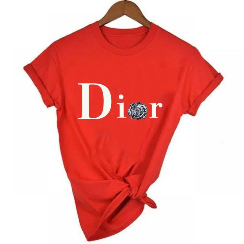 Fashionable Letter Print Tee