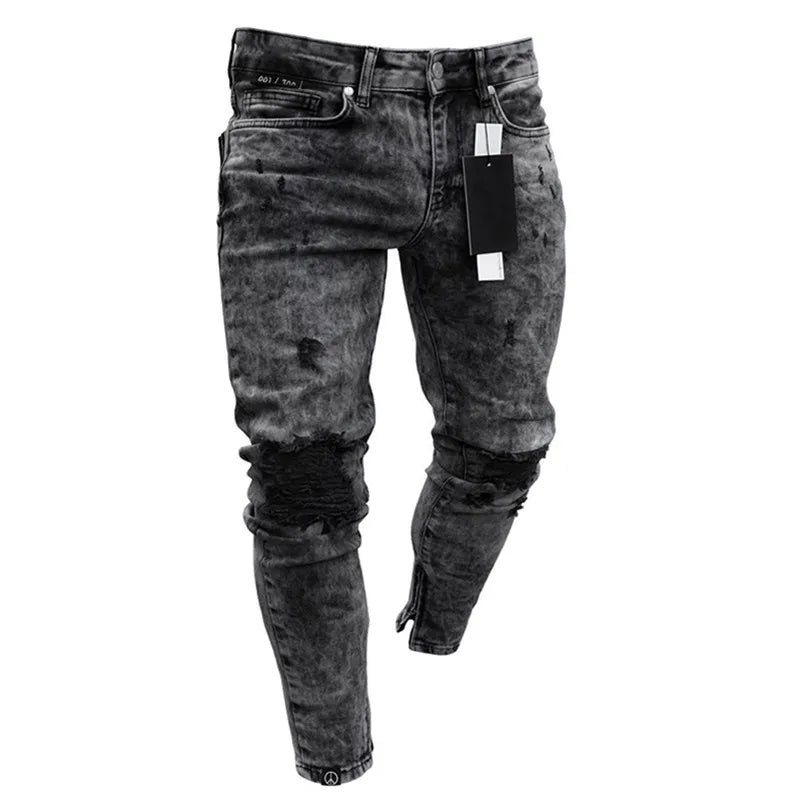 Multi Pocket Jeans Trousers