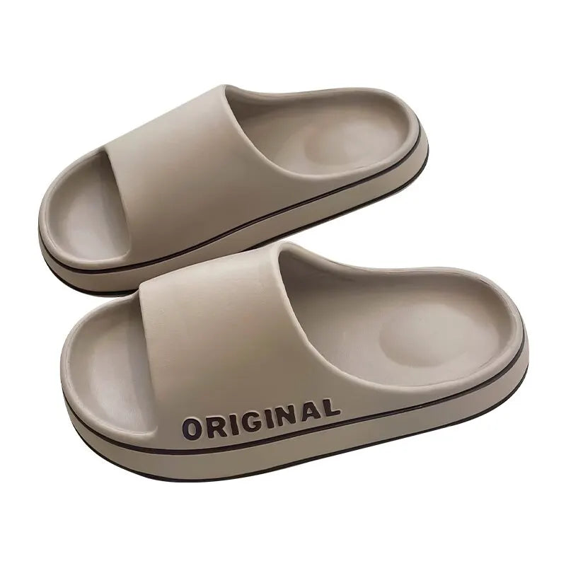 Feslishoet Unisex EVA Letter Slides