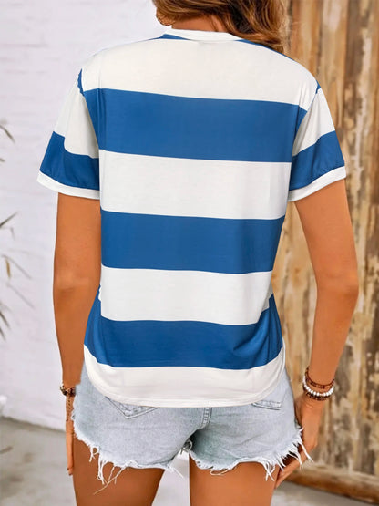 Women's Leisurely Striped Top