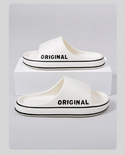 Feslishoet Unisex EVA Letter Slides