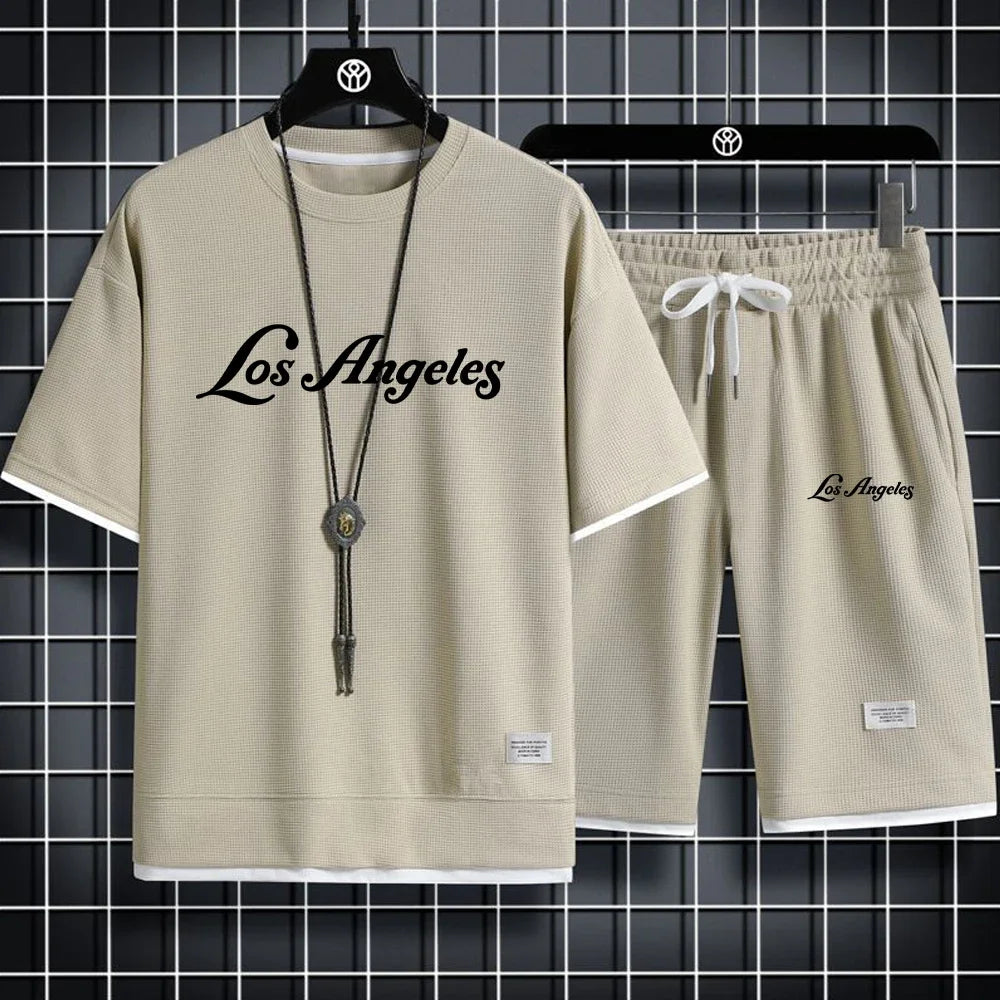 Loss Angeles Print Sports Set