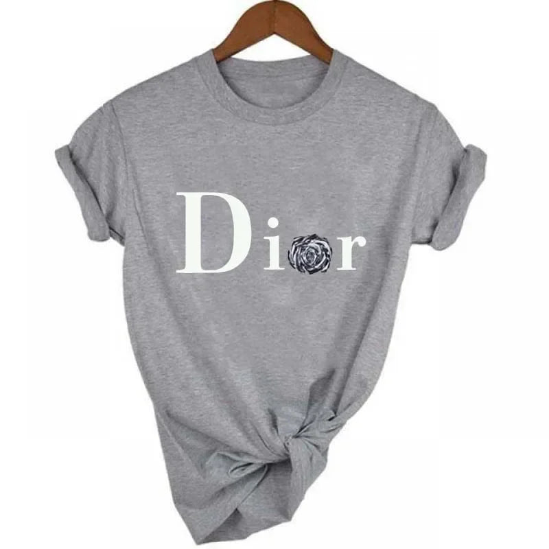Fashionable Letter Print Tee