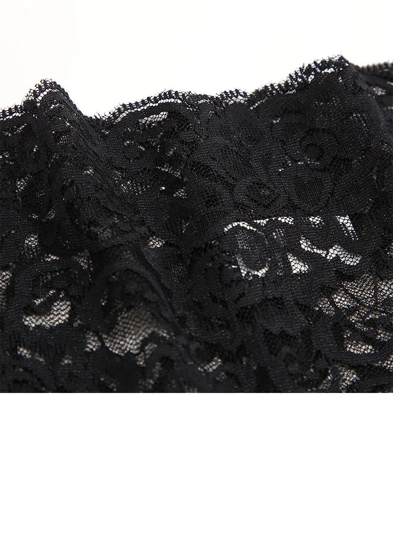 Sexy High-Rise Lace Briefs