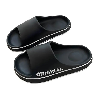 Feslishoet Unisex EVA Letter Slides
