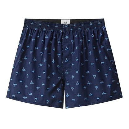 Plaid Elastic Waist Boxer