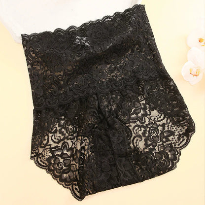 Sexy High-Rise Lace Briefs