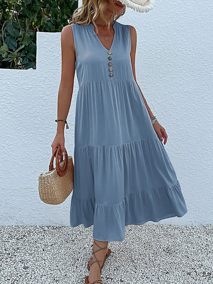 Loose Beach Midi Dress