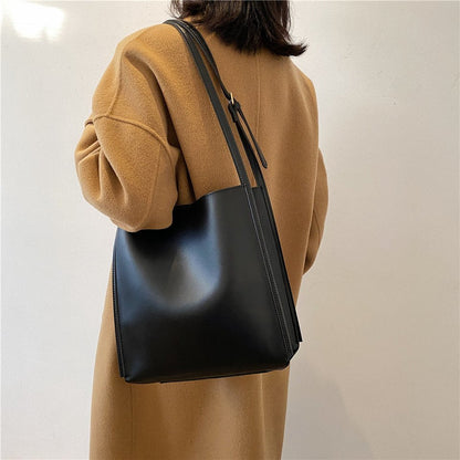 Stylish Vegan Leather Tote