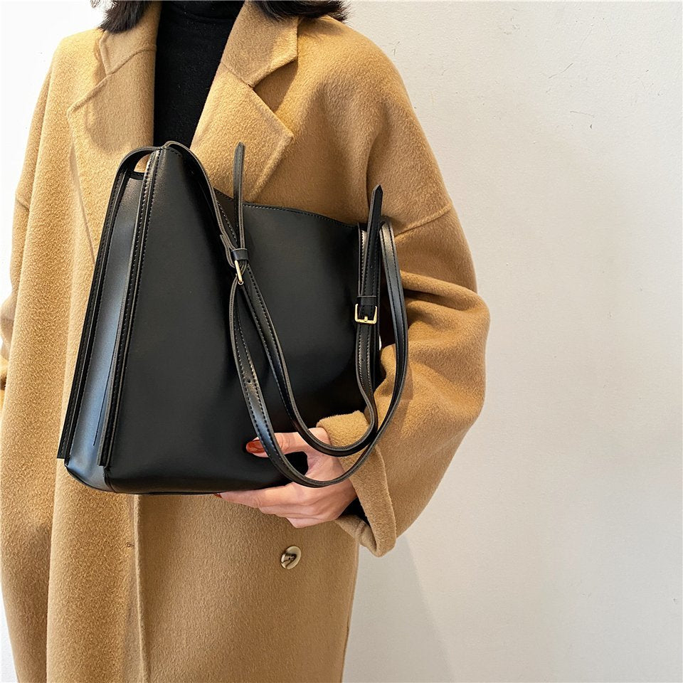 Stylish Vegan Leather Tote