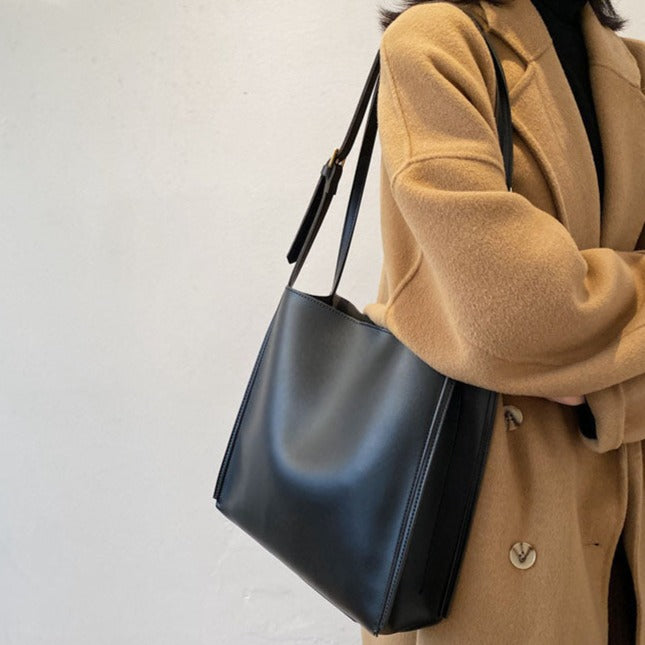 Stylish Vegan Leather Tote