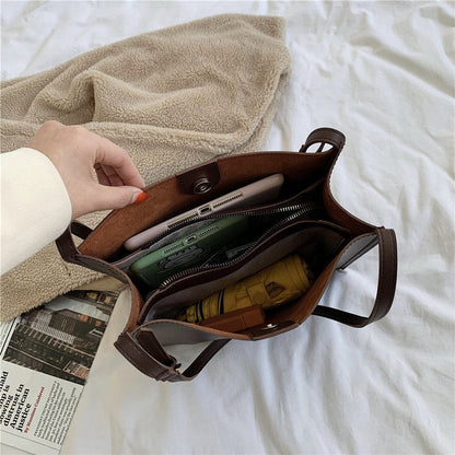 Stylish Vegan Leather Tote