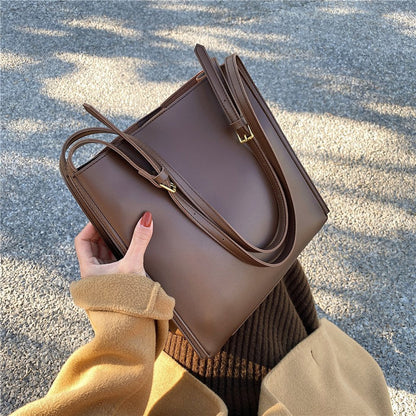 Stylish Vegan Leather Tote