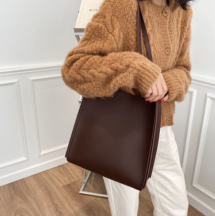 Stylish Vegan Leather Tote