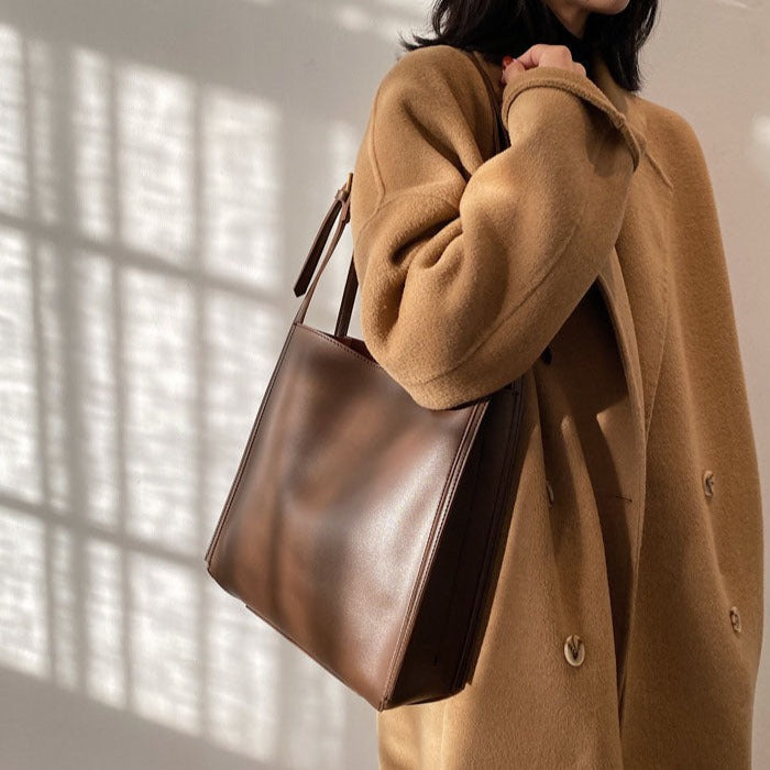 Stylish Vegan Leather Tote